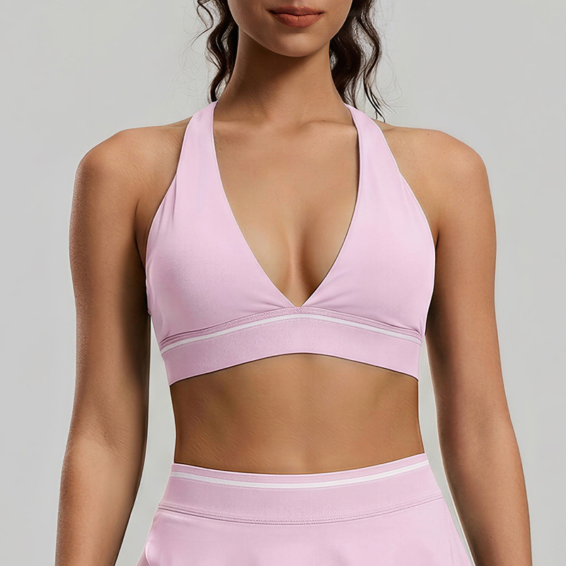 บราโยคะสไตล์อเมริกันแฟชั่นสำหร - Sports Bra High Impact บทวิจารณ์และราคา